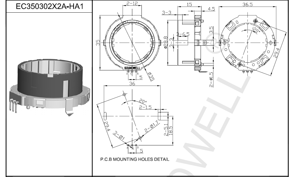 EC35中空编码器