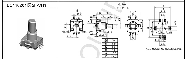 EC11旋转编码开关
